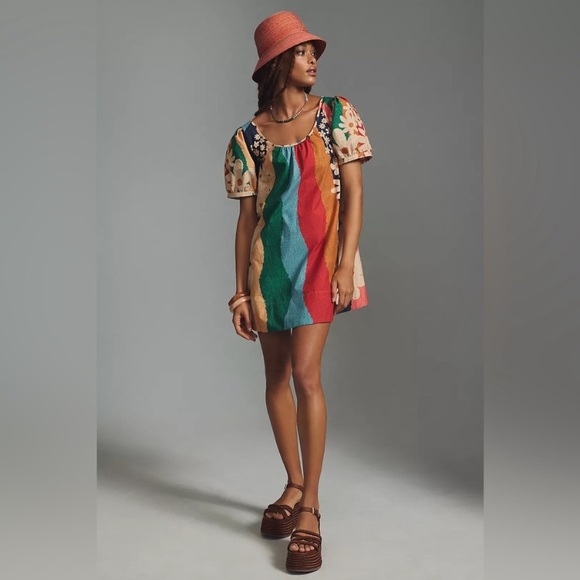 FARM RIO Super Fun Daisy Organic Cotton Mini Dress - Picture 7 of 15